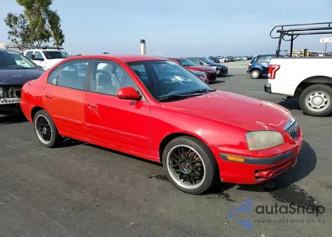 2004 Hyundai Elantra Gls из США, поврежденный, VIN KMHDN46D34U795608